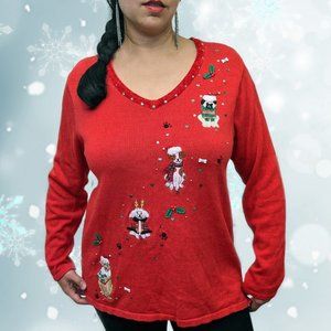 Dog Lover’s Ugly Holiday Christmas Sweater